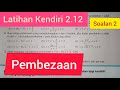 F5 C2 | PEMBEZAAN | kadar perubahan | LATIHAN KENDIRI 2.12 | SOALAN 2 | BUKU TEKS KSSM | ADDMATHS |