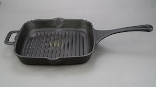 Black Square Cast Iron Skillet.