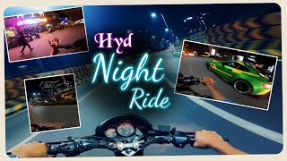 Night ride Hyderabad ఇంత బావుంది..! Mercedes AMG GT spotted | #HarishMaddala vlogs