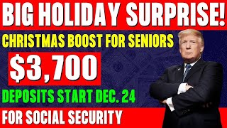 Holiday Cheer: $3,700 Social Security Christmas Boost Starts Dec 24 - Full Payment Schedule Inside