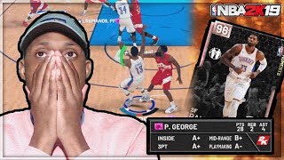 Pink Diamond Paul George! NBA 2K19 MyTeam! BEST CARD IN THE GAME!