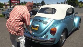 1979 VW Beetle Convertible for sale at Affordable Classics Inc.