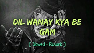 Dil Wanay Kya Be Gam | SLOWED And REVERB | Kashmiri Sad Song | SB Lofi