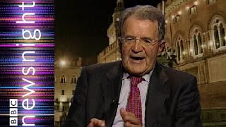 Romano Prodi on migrants fleeing the Mediterranean - Newsnight