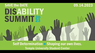 Disability Summit 2023: Breakout Session 2 - Self Advocacy 101