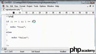 Logical Operators in Computer Programming (PHP) Tutorial [English]