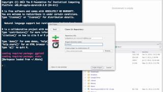 Creating RStudio projects from GitHub Repositories