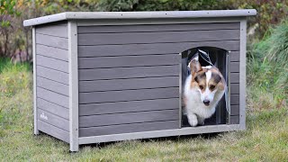 Aivituvin Insulated Wooden Large Dog House AIR43