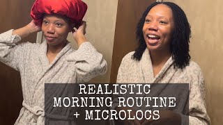 REALISTIC MORNING ROUTINE + MICROLOCS | ASKDEAVILASADE