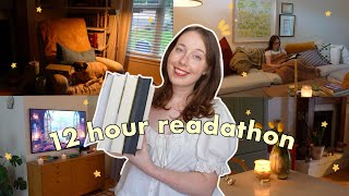 reading for 12 hours straight ✨📚☕️ (reading challenge vlog!)
