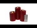 Matchless 3pack BlowOut Flameless Candles with Remote an...