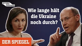 Gregor Gysi und Claudia Major im Spitzengespräch: Wie lange hält die Ukraine durch? | DER SPIEGEL