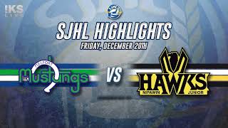 HIGHLIGHTS: Melfort Mustangs at Nipawin Hawks - Dec 20, 2024