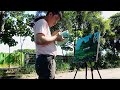 Plein Air Painting on the Spot in Villa Josefina Toril.(Part.2)