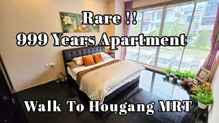 Rare 999 Years. Apartment 1227 Sqft For Sale Now !! Walk To Hougang MRT !!