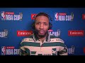 damian lillard catches up with the inside guys after milwaukee s emiratesnbacup win 👊 nba on tnt