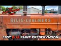 1957 Allis Chalmers D-14 Tractor Original Paint Preservation and Renewal