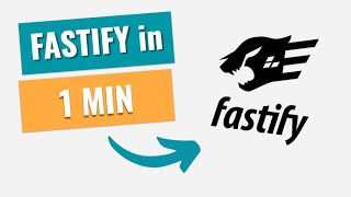 Fastify in 1 MIN