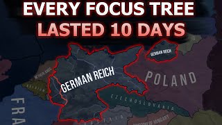 What if Every Focus Tree Lasted 10 Days - HOI4 Timelapse