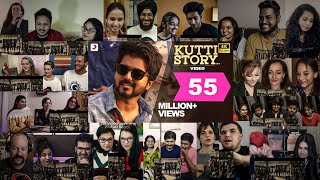 Kutti Story Video Song Powerful Mashup Reactions 🔥 | Thalapathy Vijay | #DheerajReaction |