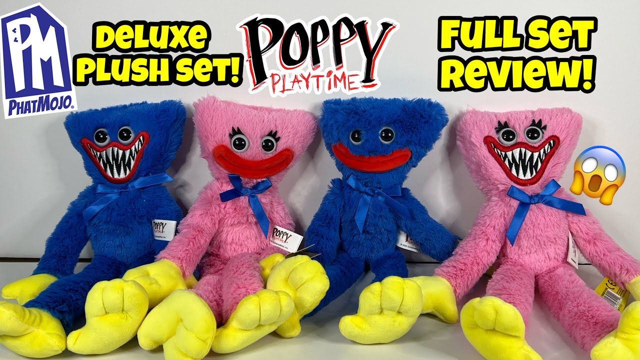 New Official Series 1 Poppy Playtime Deluxe Plush Set Full Review ...