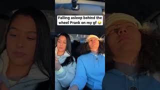 Falling asleep while driving Prank 😂 #shorts #stephandnova