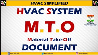 HVAC Design Material Take-Off Explained Detail