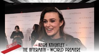 Keira Knightley - The Aftermath World Premiere Interviews