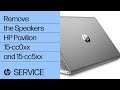 Remove the Speakers | HP Pavilion 15-cc0xx and 15-cc5xx | HP