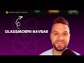 How to create a Glassmorph Navbar (Next.js 15, Shadcn, Tailwind)