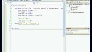 Visual Basic visual studio 2008 -1- 12 Variables.avi