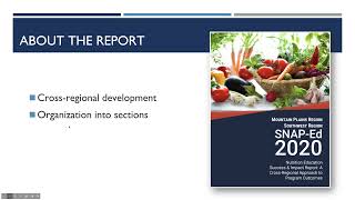 2020 SNAP-Ed Cross-Regional Impact Report