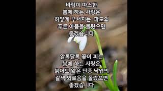 봄에 하는 사랑은 / 이채