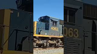 CSXT #l732 local returns from a run to Quitman GA Engines light at Boston GA 10-23-24 #railfan