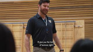 Kevin Crowley Teaches The Vancouver Warriors Stick To School P.E Program