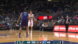 Mario Hezonja vs Charlotte Hornets 2015.10.03 (PreSeason Game) 9 Pts