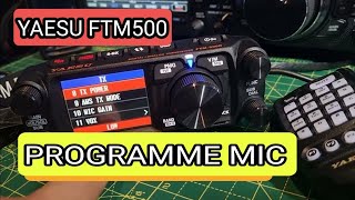 YAESU FTM500 , PROGRAMABLE MICROPHONE