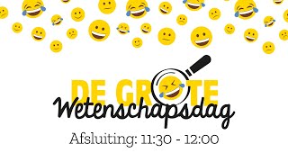 Afsluiting Grote Wetenschapsdag 2021