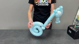 How to make Balloon Sea horse 🌊 | Balloon Twisting Tutorial