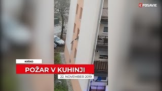 Požar v bloku na Cesti 4. julija v Krškem