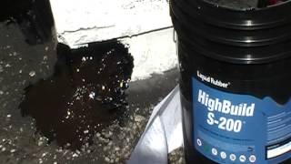 Repairing Chimney Stack with Liquid Rubber and Reinforcing Fabric (3 course method)