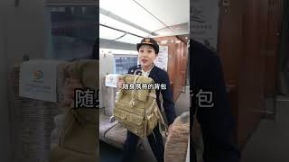 高铁上行李架满了，还有什么地方能放箱子放包？#铁路#高铁#12306#坐火车#火车出行百事通