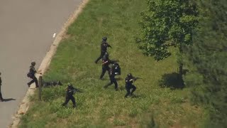 Chopper 11: RPD orders people to 'go inside immediately' as they search for person with gun