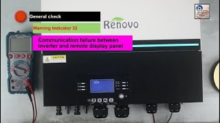 How to repair solar Inverter / Charger AXPERT MAX 7200-48 : Warning Code 32