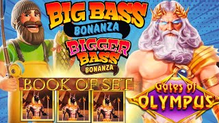 R4000 Bigger Bass Bonanza, Big Bass Bonanza \u0026 Gates of Olympus! Playing a New Game Book of Set!?