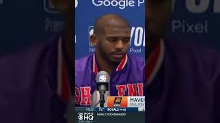 Chris Paul says Game 4 loss was a 'blur' #shorts