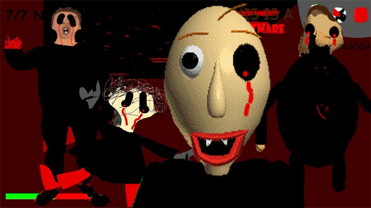 Baldi's Basics Horror Edition - YouTube