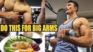 EAT This After HEAVY ARMS TRAINING [Bicep Triceps WORKOUT]