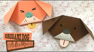 Easy origami DOG for kids || origami easy animals || easy origami DOG || fanfinter