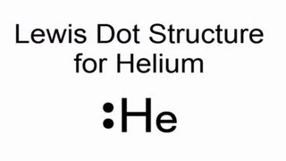 Lewis Dot Structure for Helium Atom (He)